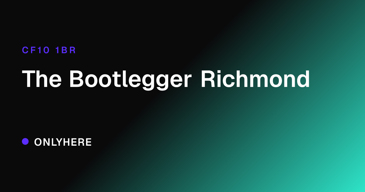 The Bootlegger Richmond