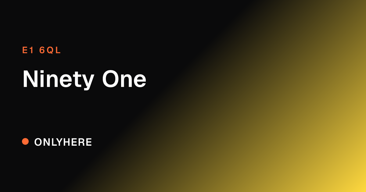 Ninety One