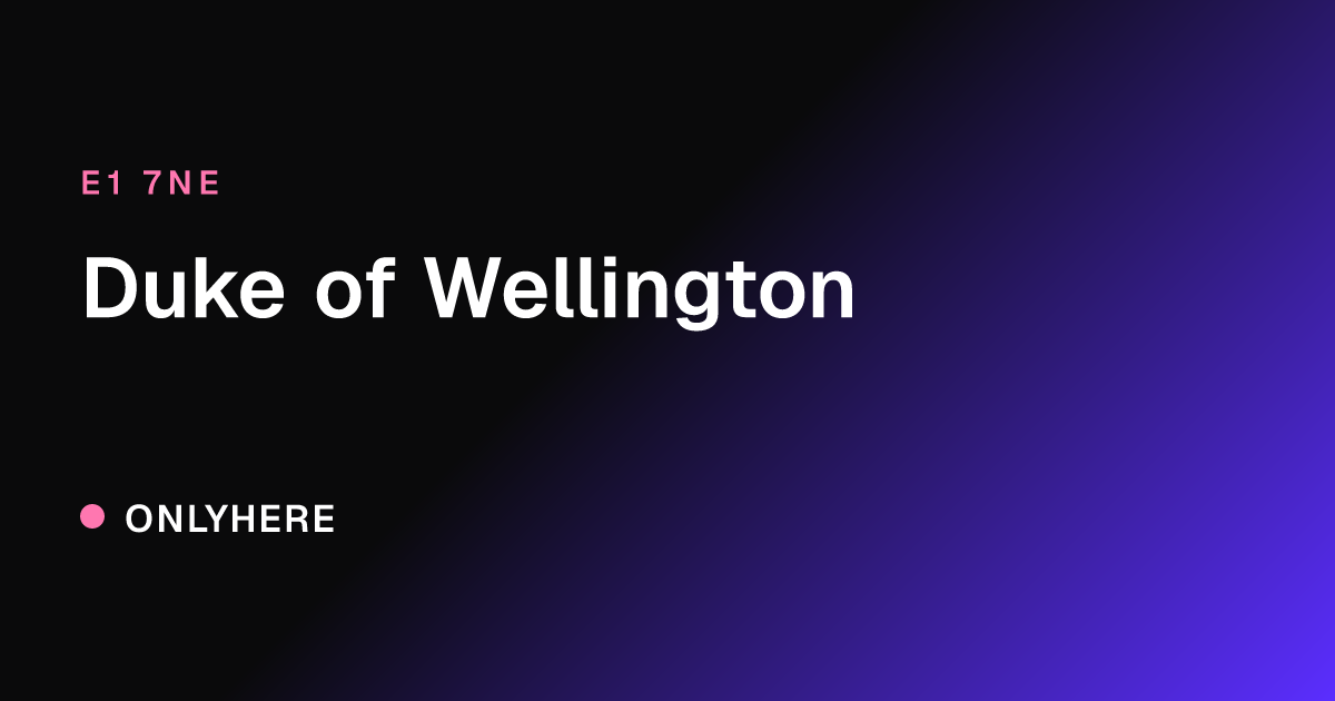 Duke of Wellington