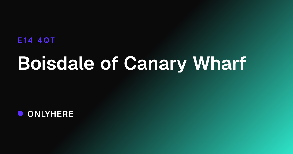 Boisdale of Canary Wharf