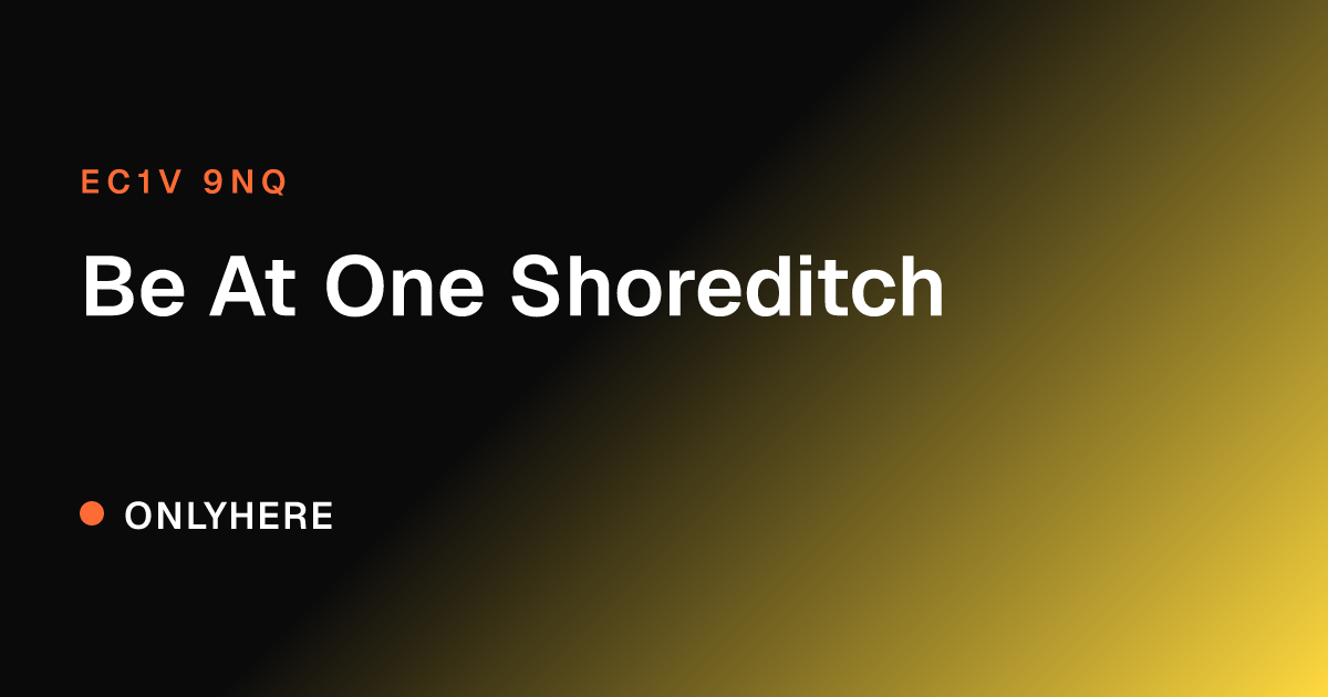 Be At One Shoreditch