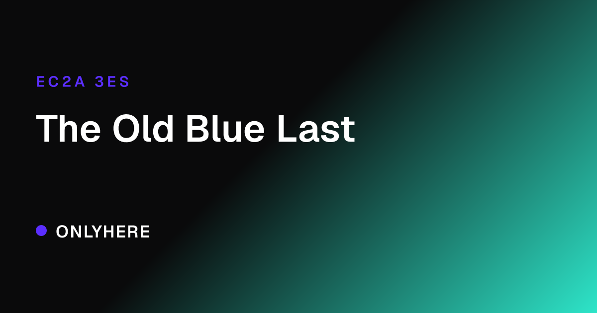 The Old Blue Last