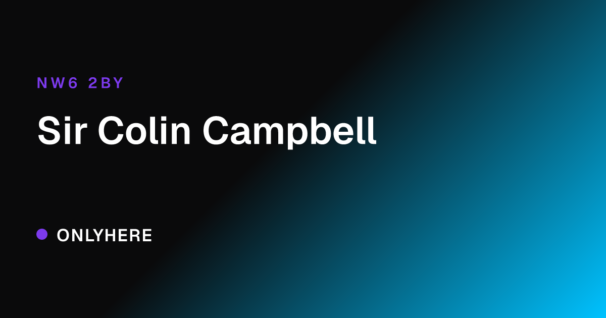 Sir Colin Campbell