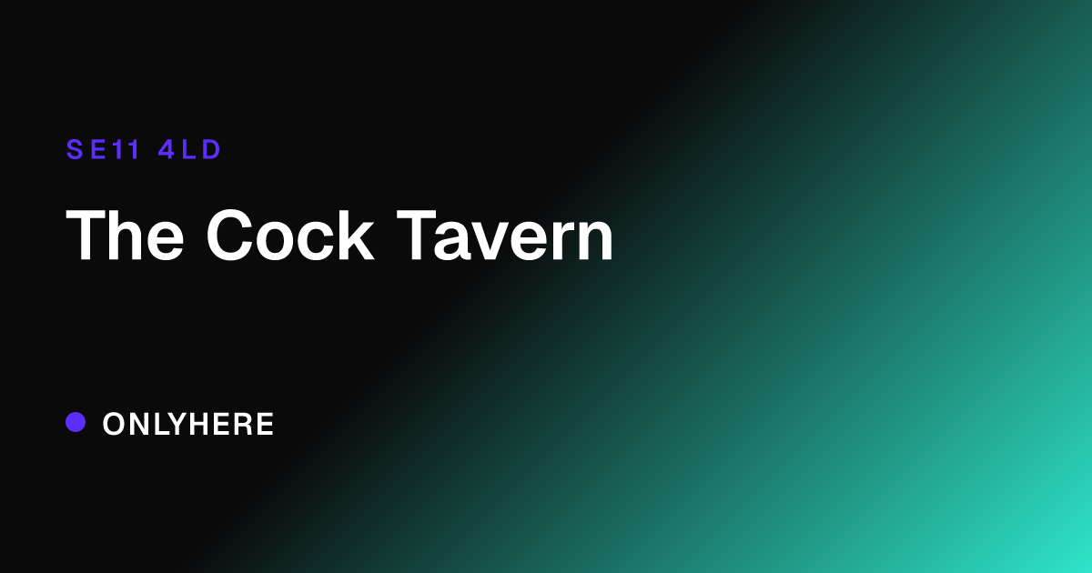 The Cock Tavern