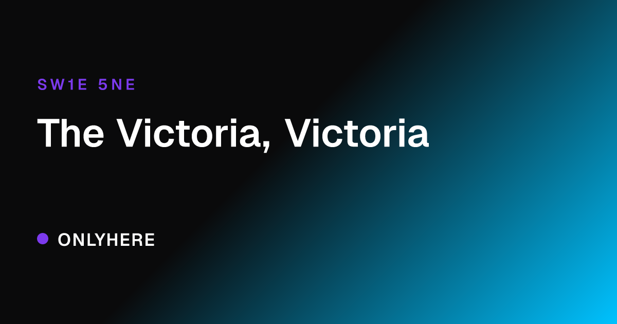 The Victoria, Victoria