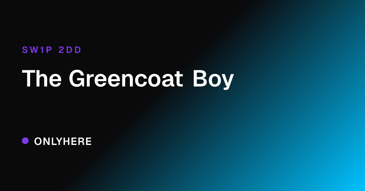 The Greencoat Boy