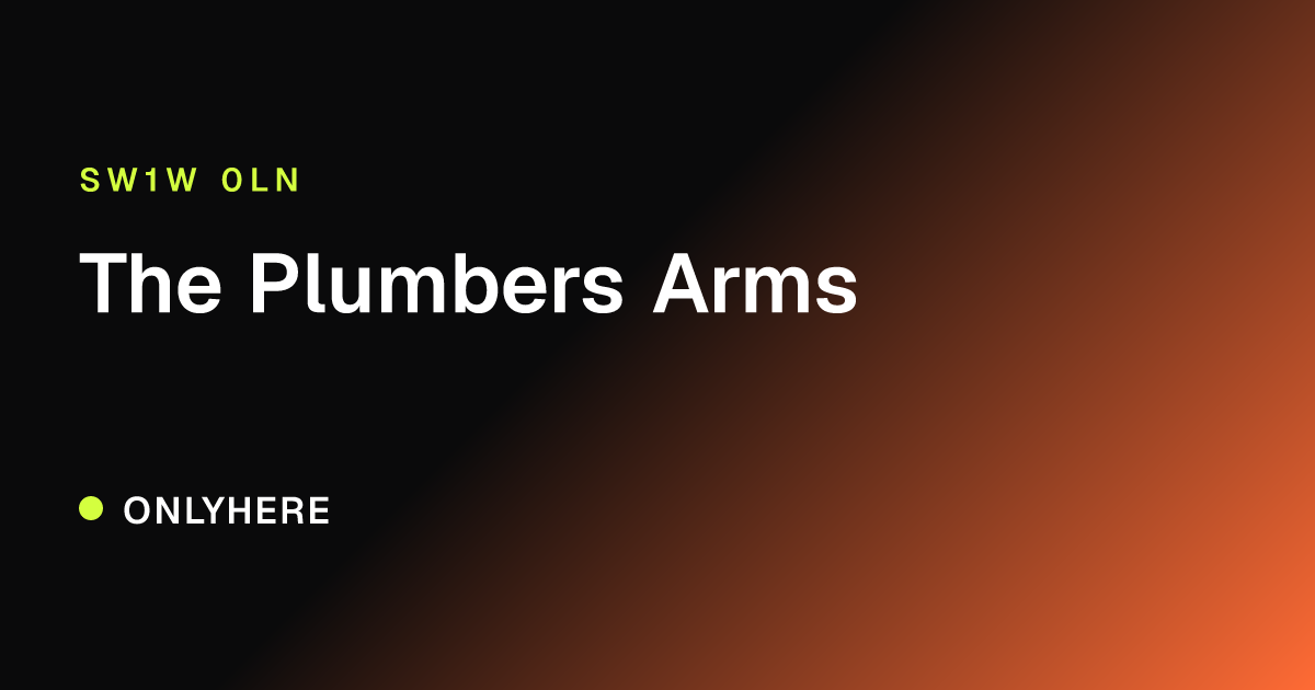 The Plumbers Arms