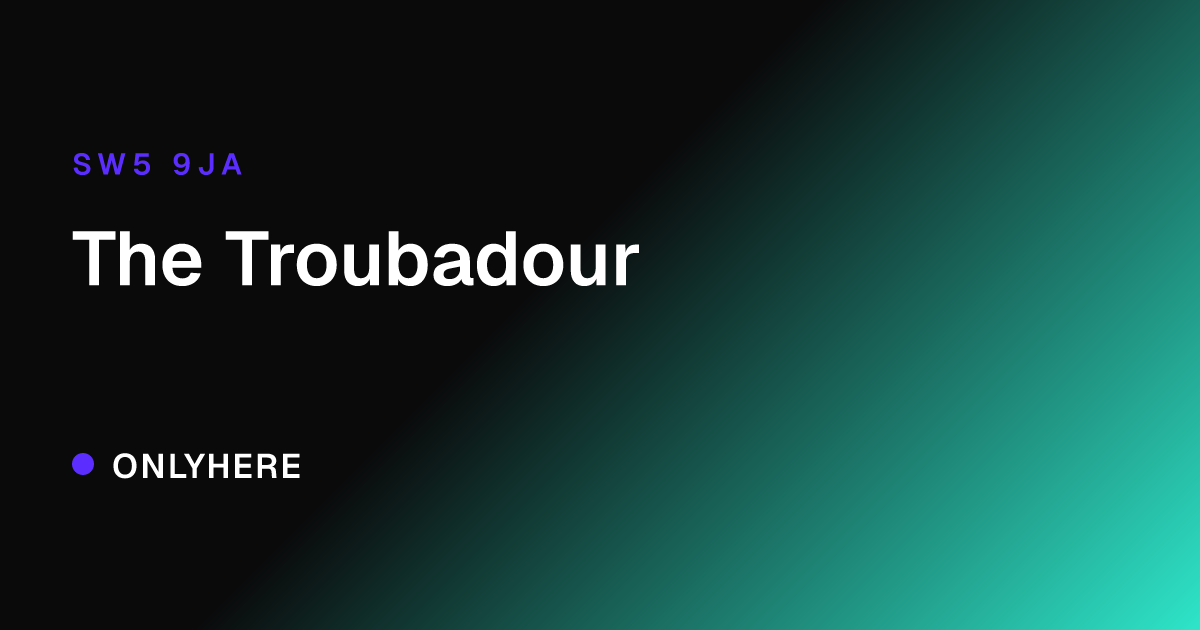 The Troubadour