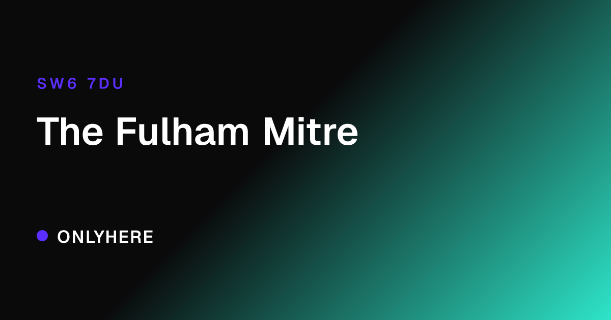 The Fulham Mitre