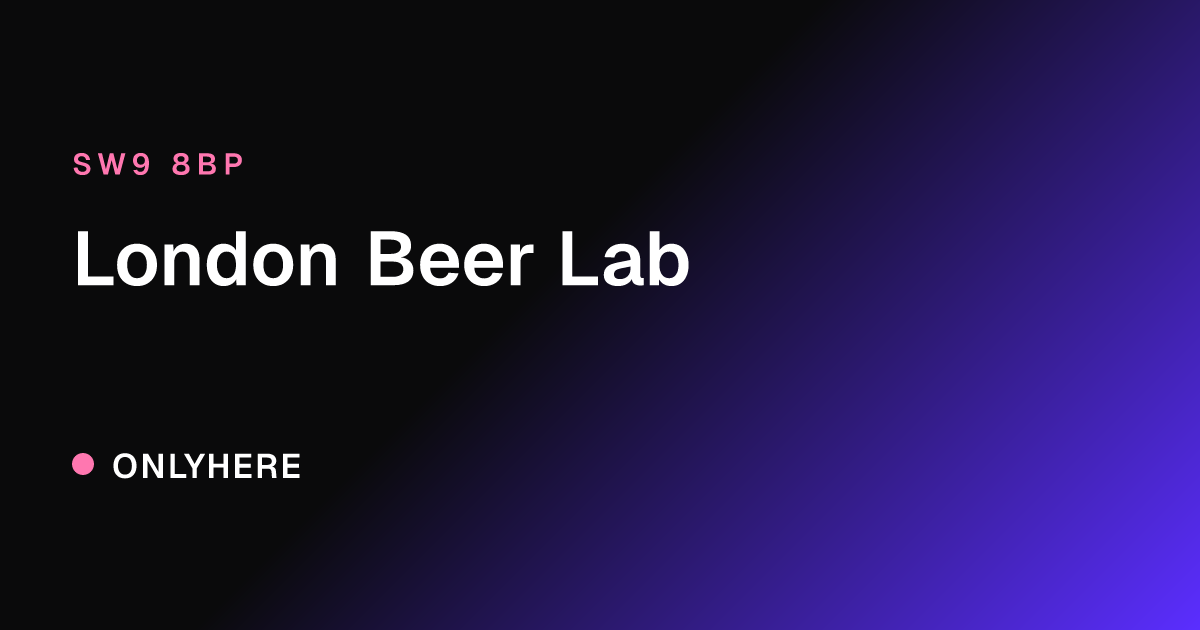 London Beer Lab