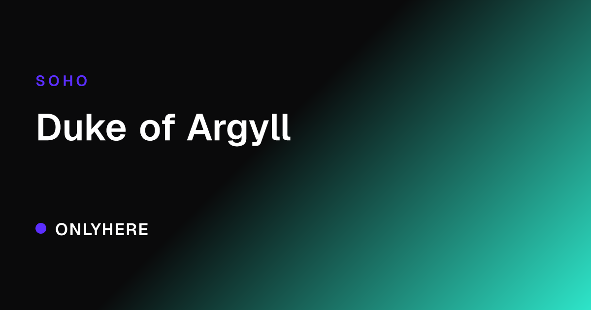Duke of Argyll