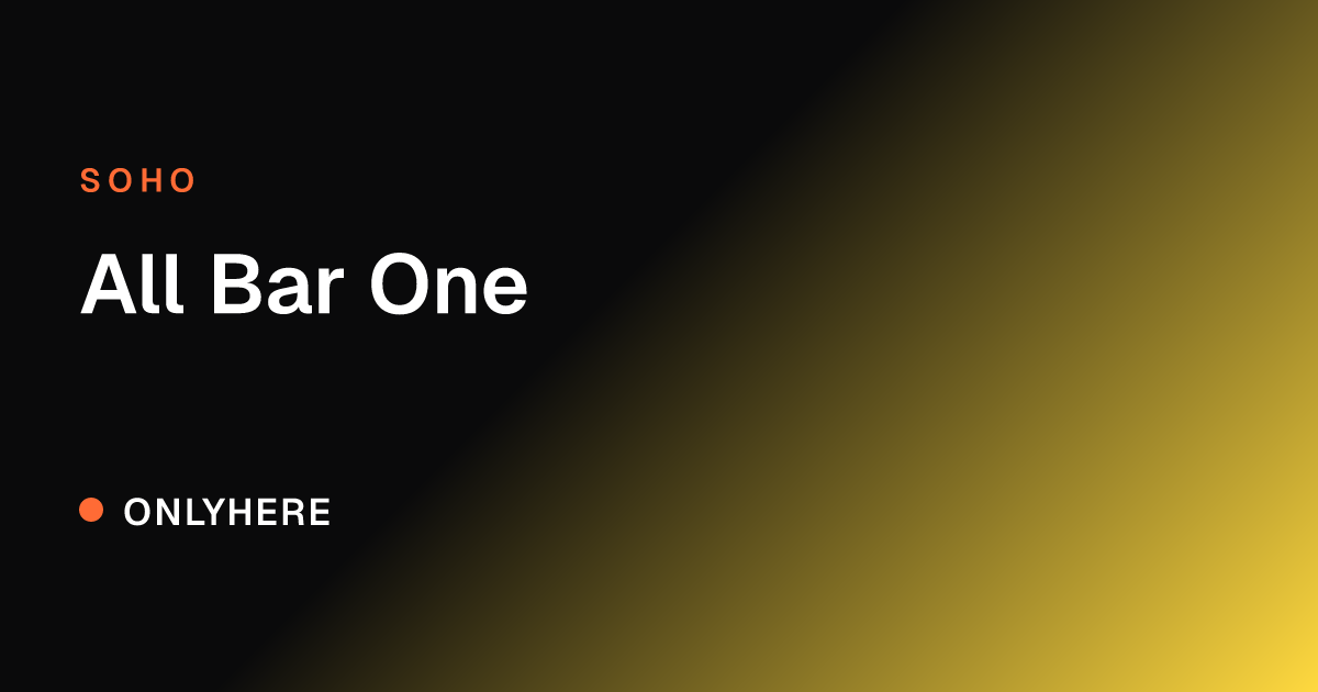 All Bar One