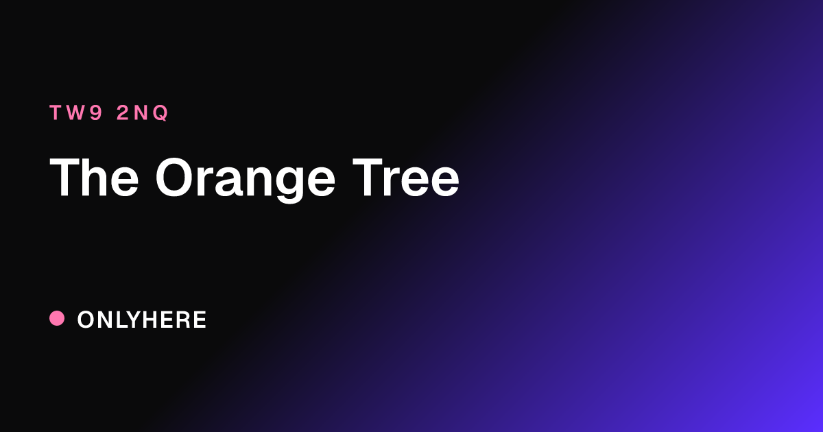 The Orange Tree