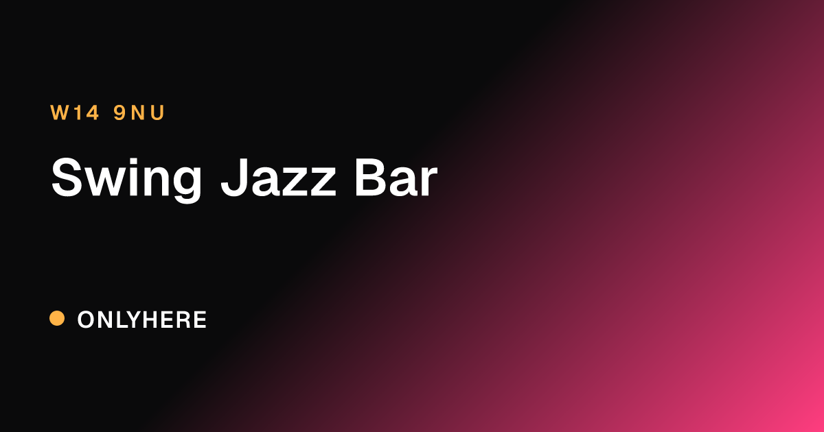 Swing Jazz Bar