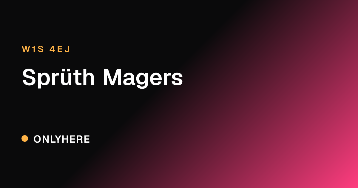 Sprüth Magers