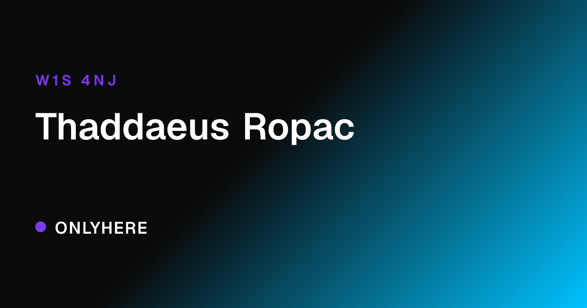 Thaddaeus Ropac