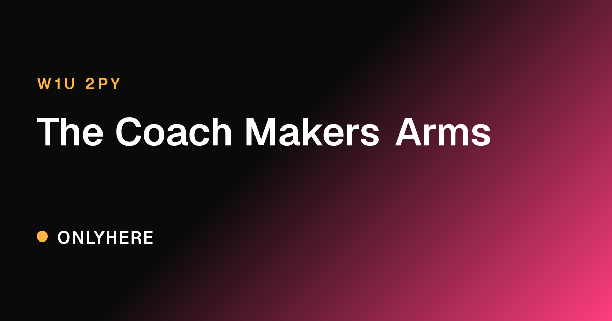 The Coach Makers Arms