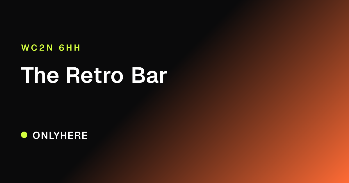 The Retro Bar