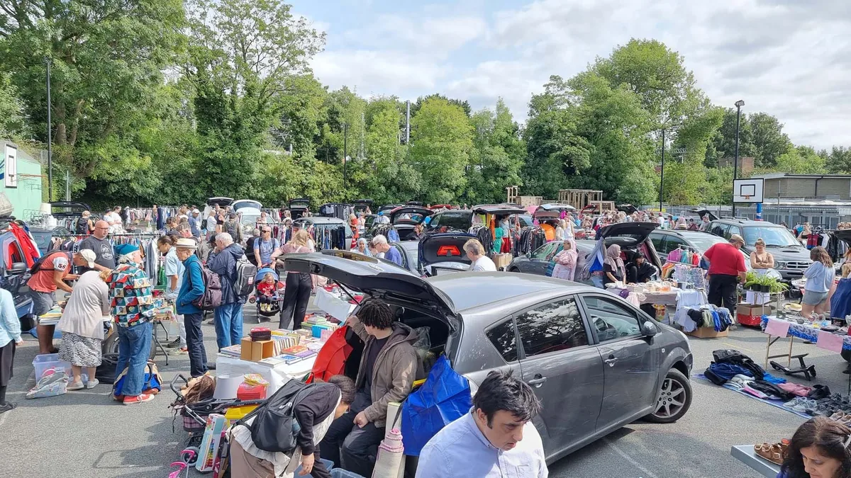 Bootyfull Car Boot, market in Kentish Town, Camden
