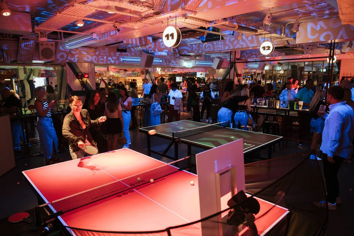 Bounce (Old Street), ping-pong in Old Street