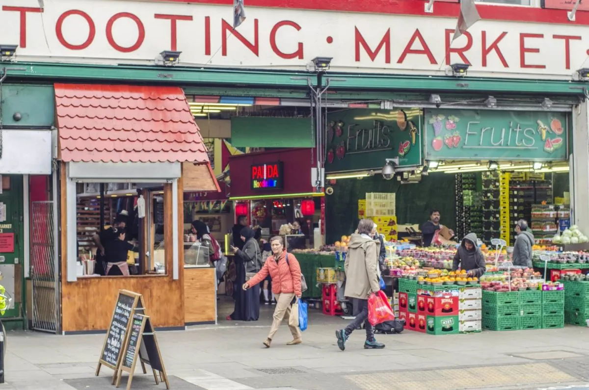 Broadway Market Tooting, market in Tooting, Wandsworth