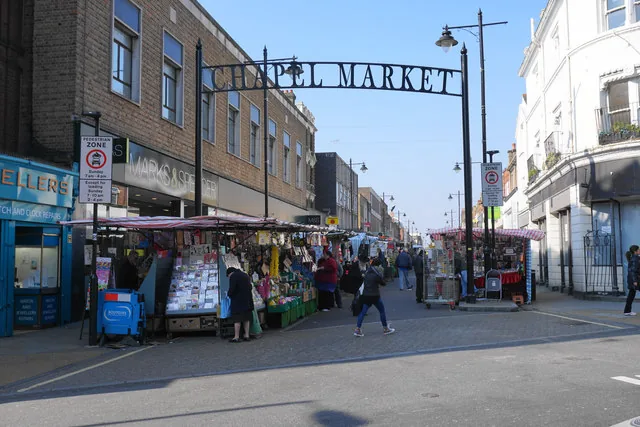 Chapel Market, street market in Angel, Islington