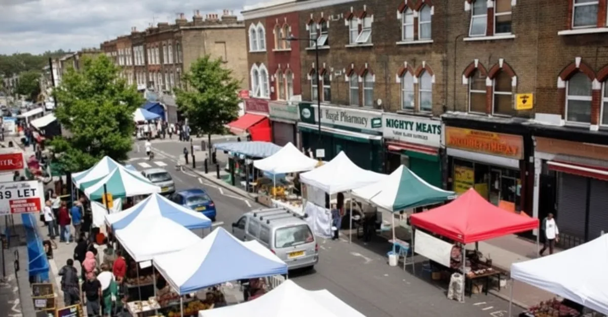 Chatsworth Road Market, market in Lower Clapton, Hackney