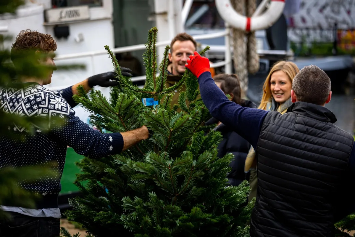 Christmas Tree Market, festive market in Hackney Wick