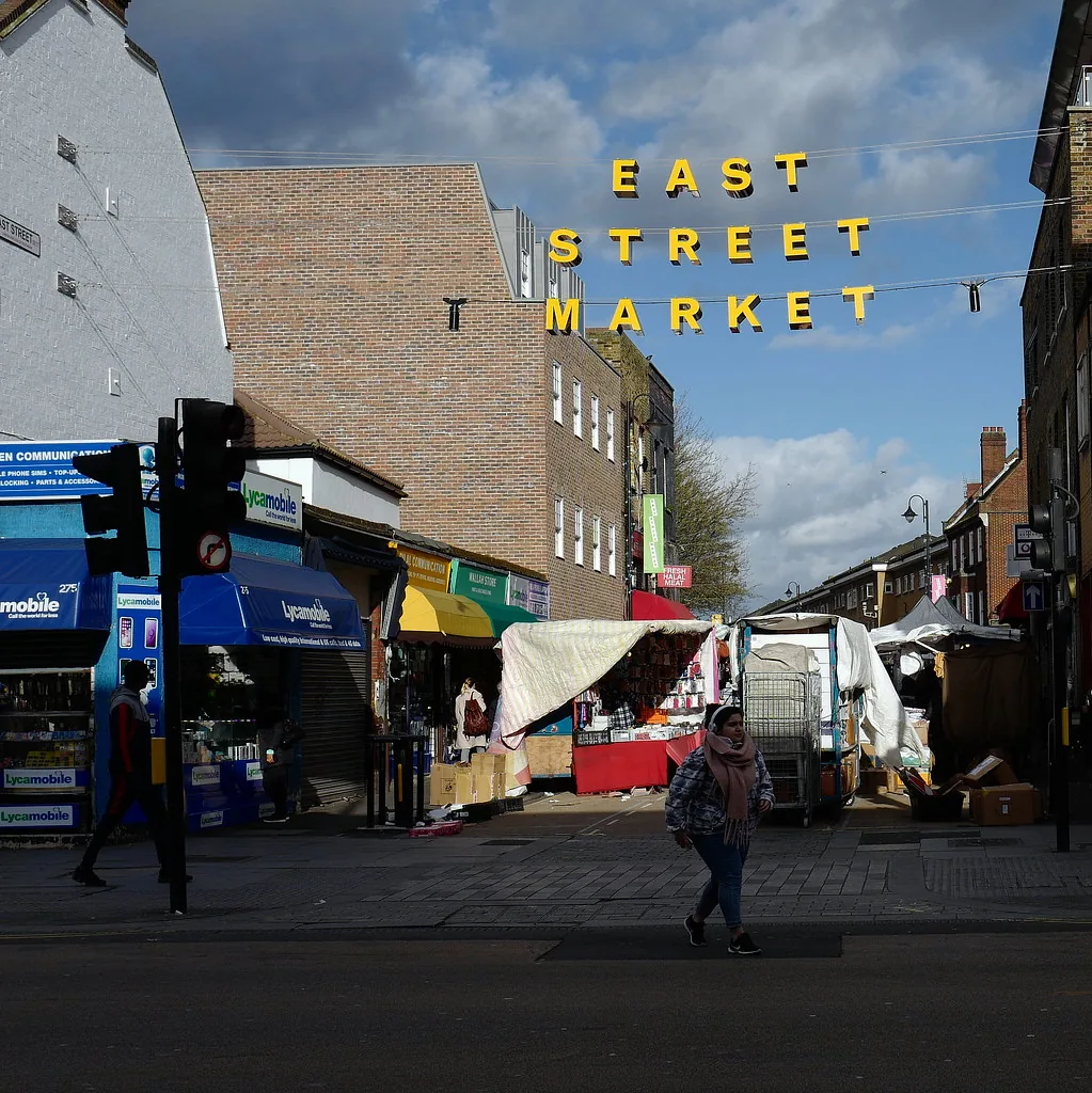 East Street Market, market in Walworth, Southwark