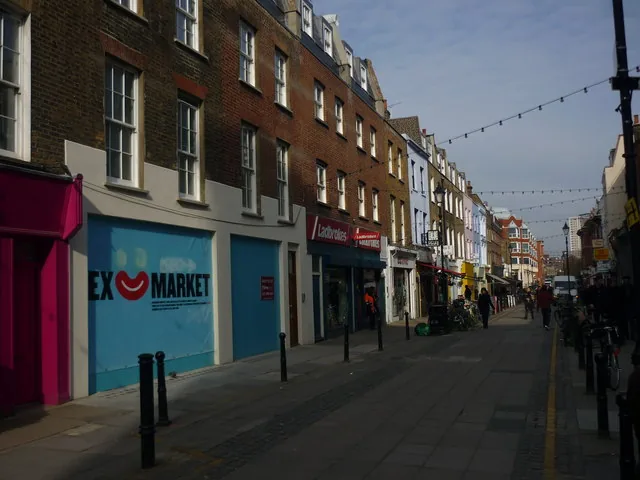 Exmouth Market, market in Clerkenwell, Islington
