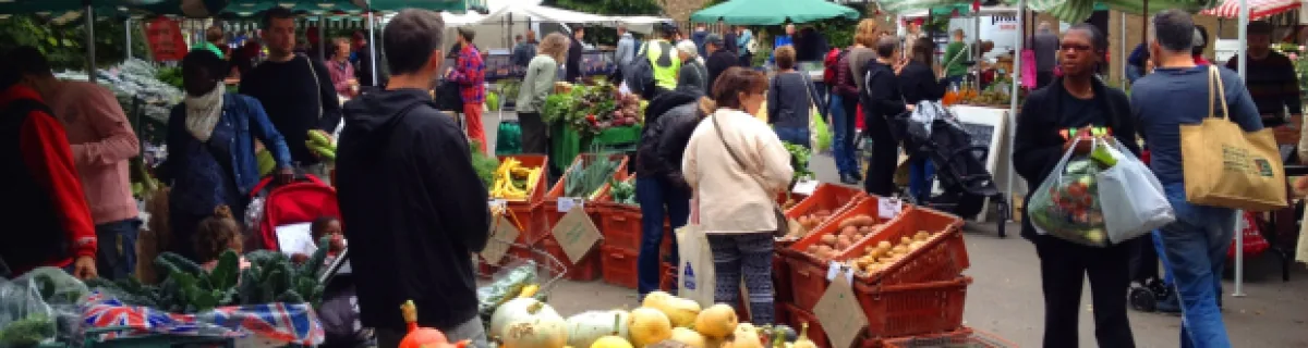 Growing Communities Farmers Market, farmers market in Stoke Newington, Hackney