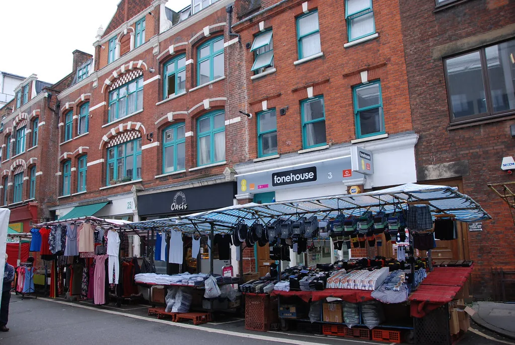 Leather Lane Market, market in Holborn, Camden