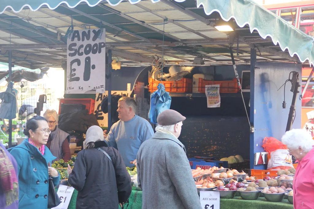 Lewisham Market, street market in Lewisham, South East London