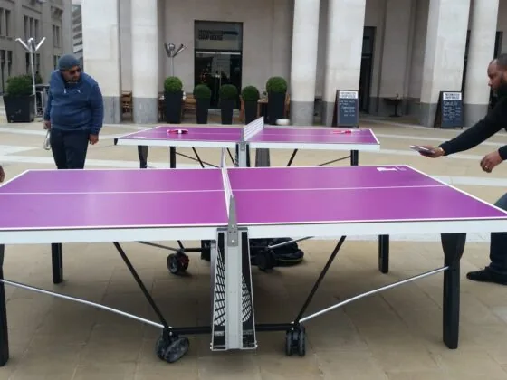 Paternoster Square, ping-pong in City of London / St Paul's