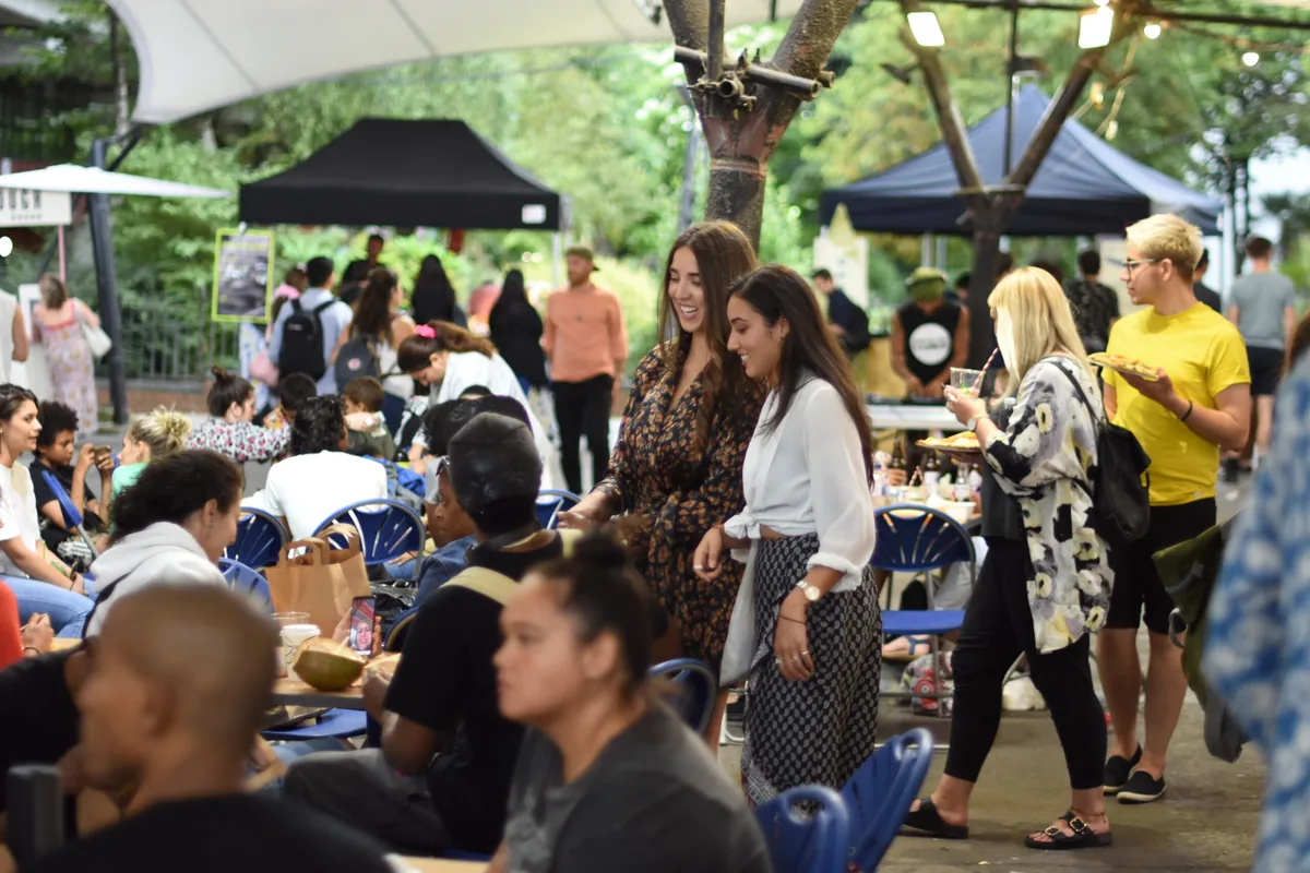 Portobello Vegan Night Market, plant-based street food market in North Kensington