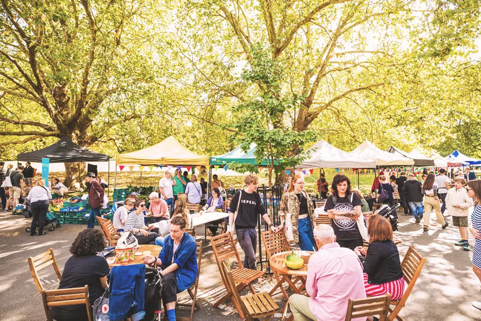 Telegraph Hill Market, community food market in New Cross