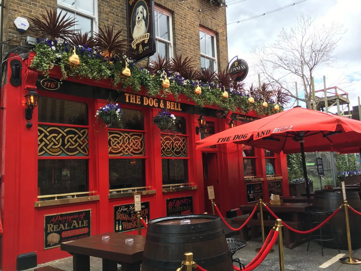 The Dog & Bell, pool in Deptford