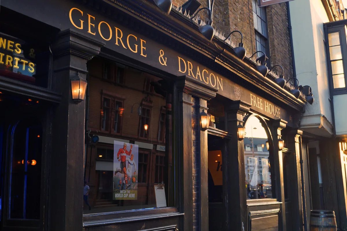 The George & Dragon, darts in Acton