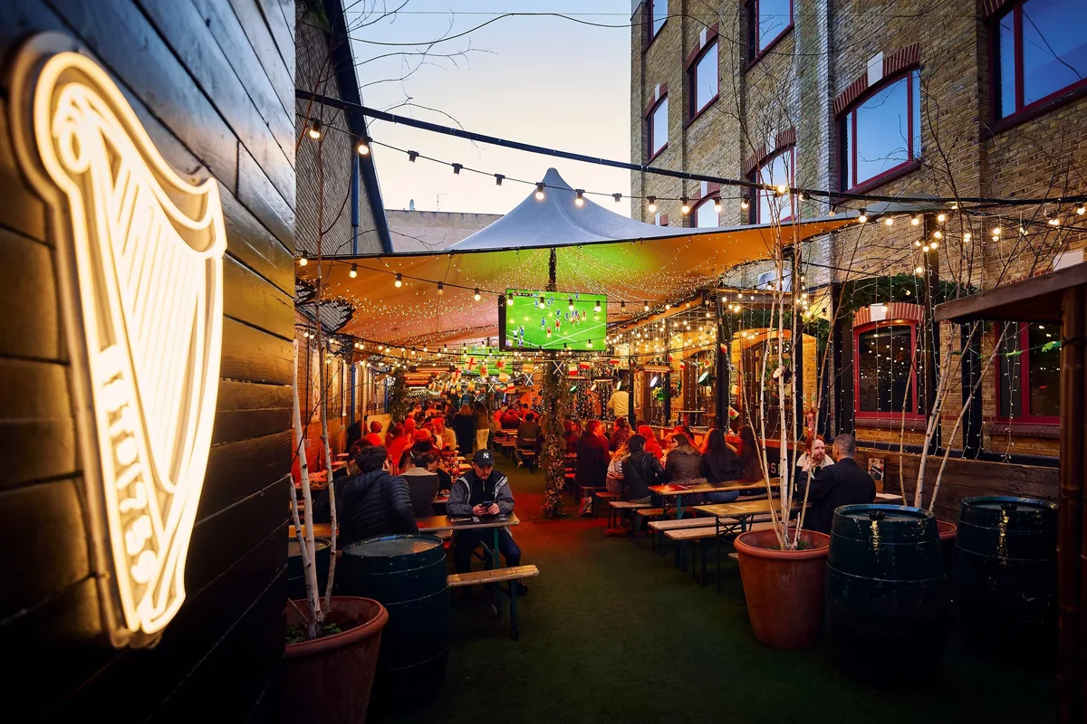 Interior of Bermondsey Bar & Kitchen in south London