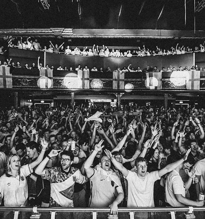 Electric Brixton venue, the Kick Off Club Brixton location, London