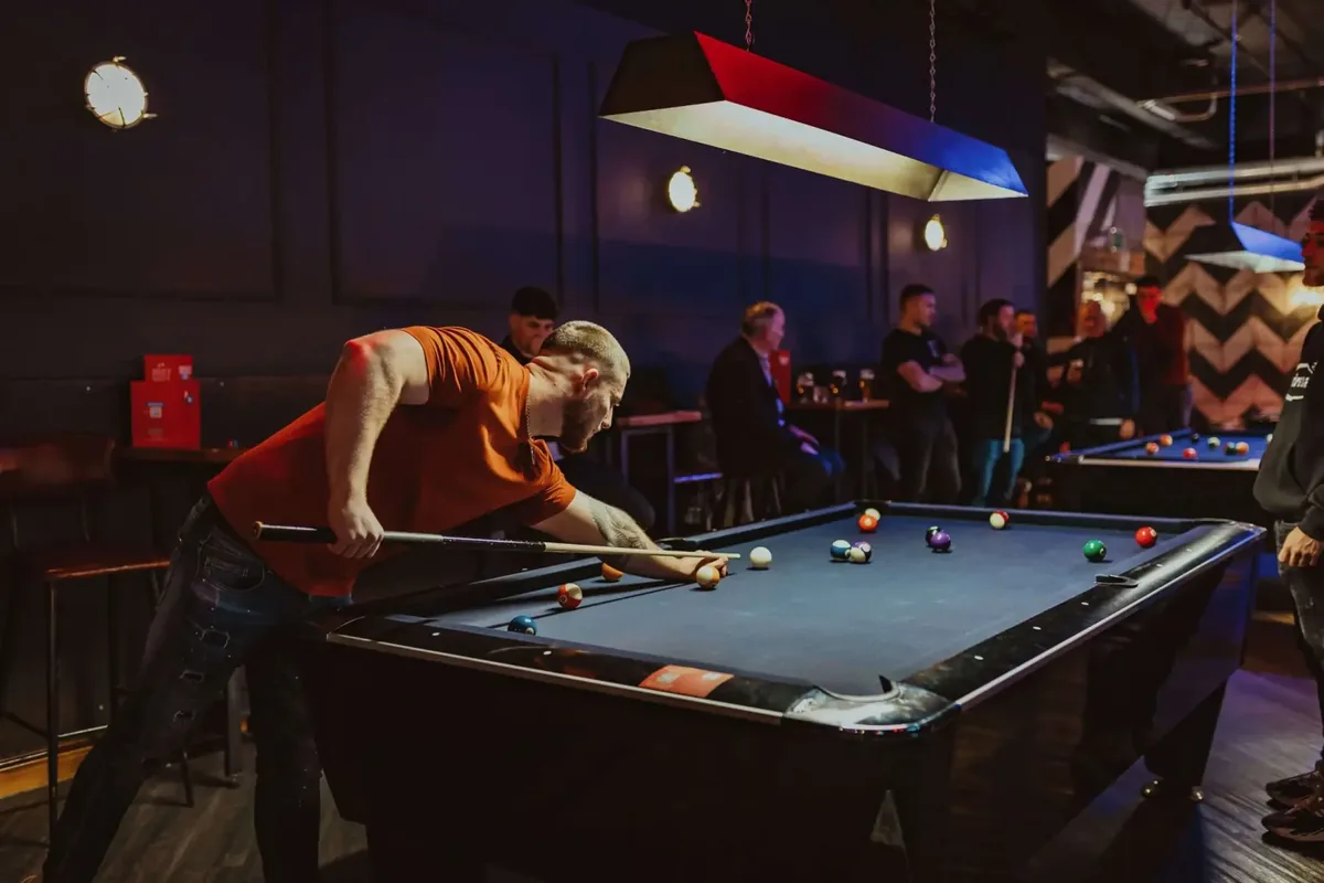 Roxy Ball Room St Mary Axe American pool tables, London